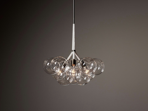 PELLE BUBBLE CHANDELIER / LARGE H24" x Ø21.5"