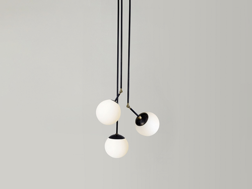 PAUL MATTER TANGO THREE GLOBE PENDANT Ø27"