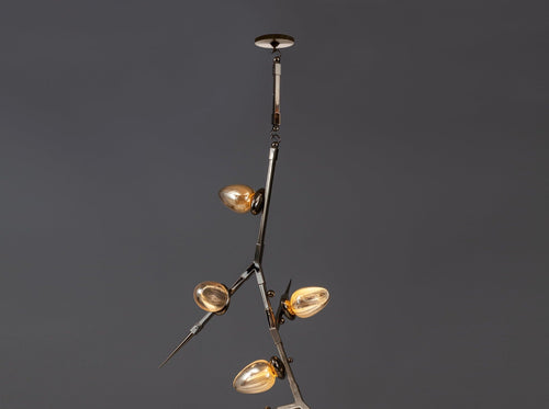 ANDREA CLAIRE STUDIO THORN 102(5) CHANDELIER H54" x L22" x W56"