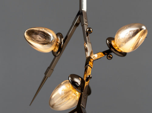 ANDREA CLAIRE STUDIO THORN 102(5) CHANDELIER H54" x L22" x W56"