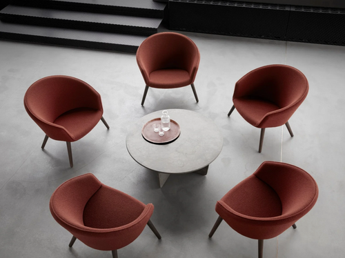 FREDERICIA NANNA DITZEL LOUNGE CHAIR W32.09" x D28.74" x H27.36"