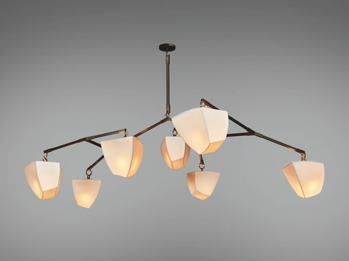 ANDREA CLAIRE STUDIO PORCELAIN CASSIOPEIA 7 V2 MOBILE H21” x L60” x W46”