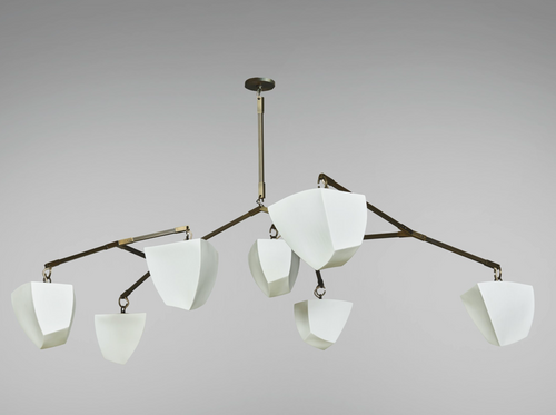 ANDREA CLAIRE STUDIO PORCELAIN CASSIOPEIA 7 V2 MOBILE H21” x L60” x W46”