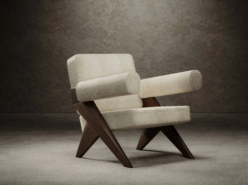 GIOPAGANI SOUVENIR LOUNGE CHAIR 27.2"W x 30.3"D x 29.5"H x 15.2"SH