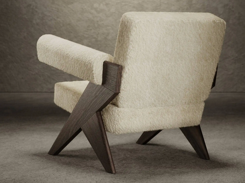 GIOPAGANI SOUVENIR LOUNGE CHAIR 27.2"W x 30.3"D x 29.5"H x 15.2"SH