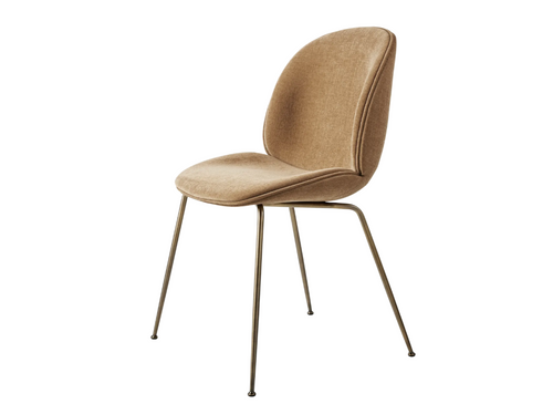 GUBI BEETLE DINING CHAIR / FULLY UPHOLSTERED / METAL BASE W22" x D22.8" x H34.3" x SH18.5"
