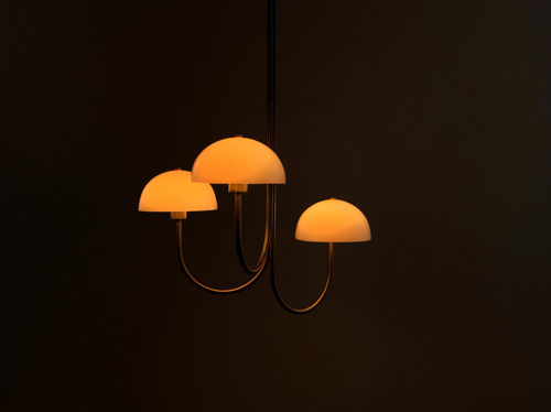 BEN & AJA BLANC WILLA CHANDELIER 3 LIGHT L24" x W26" x H20"