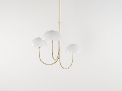 BEN & AJA BLANC WILLA CHANDELIER 3 LIGHT L24" x W26" x H20"