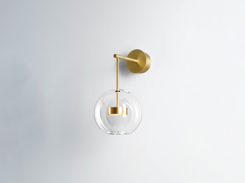GIOPATO & COOMBES SOFFIO WALL VERTICAL 18 SCONCE Ø7” x H13.5”