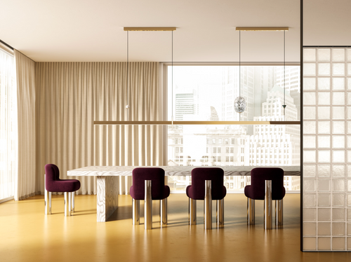 GIOPATO & COOMBES MILKY WAY PENDANT INFINITY ELEMENTS 360 W143" x H21.2" x D8.5"