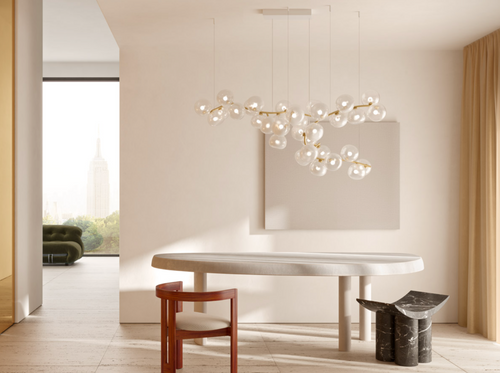 GIOPATO & COOMBES MAEHWA CHANDELIER BRANCH 34 L57.3" x D24.2" x H28.6"