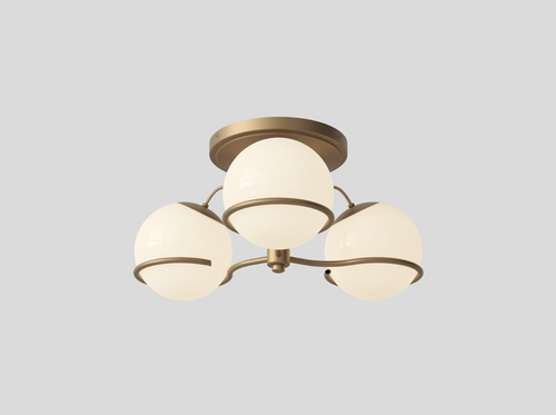 ASTEP 2042 3 SPHERES CEILING LIGHT Ø25.5" x H11.5"