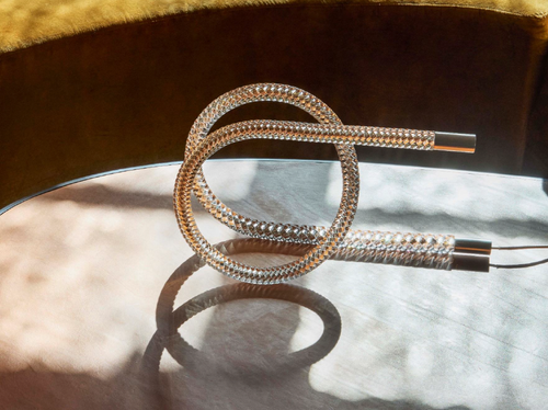 SAINT LOUIS TORSADE TABLE LAMP H17.3" x L9.8" x W5.1"