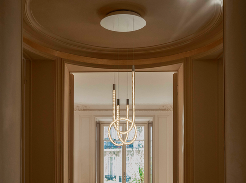 SAINT LOUIS TORSADE 2-LIGHT PENDANT Ø15.7" x H41.3"