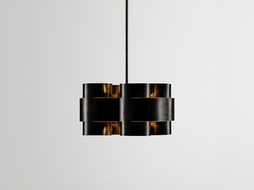 PAUL MATTER PLUS FOUR CHANDELIER W19" x H10" x D13"