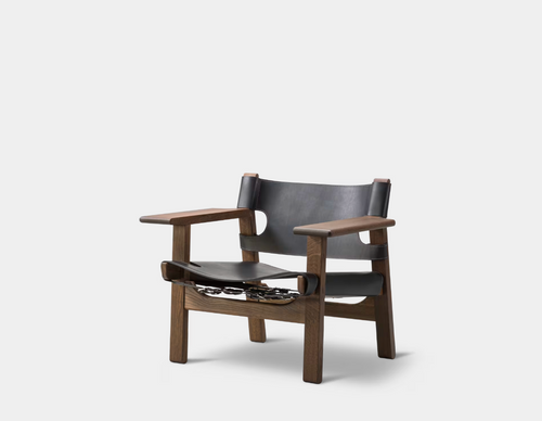FREDERICIA BORGE MOGENSEN SPANISH CHAIR W32.48" x D23.62" x H26.38" x SH12.99"