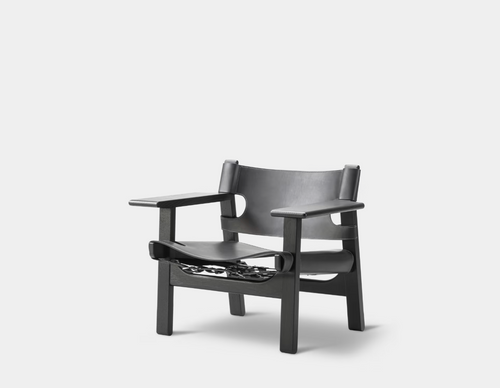 FREDERICIA BORGE MOGENSEN SPANISH CHAIR W32.48" x D23.62" x H26.38" x SH12.99"