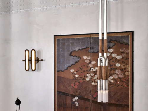 APPARATUS HORSEHAIR 4 PENDANT D6.75" x W5.5”