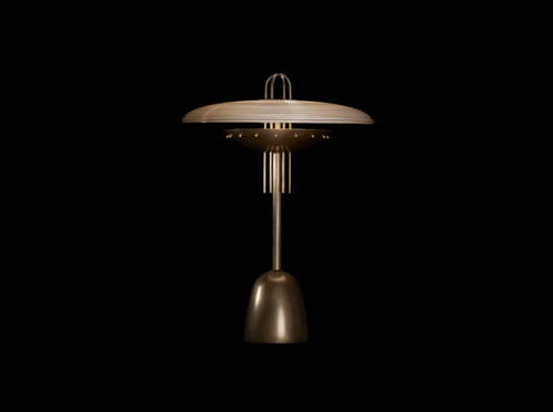 APPARATUS SIGNAL Y TABLE LAMP H23.5" x Ø17.25"