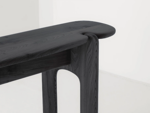FAYE TOOGOOD PALETTE CONSOLE / SCORCHED OAK H35.5" x W63" x D18"