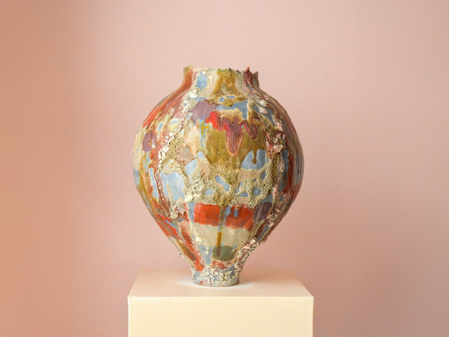SASHA COURT ESPRESSO AT SUNSET VESSEL 14" x 11"