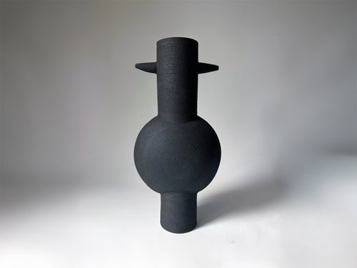 HEATHER ROSENMAN LETO AMPHORA / BLACK 25266 H15" x W7" x D5"