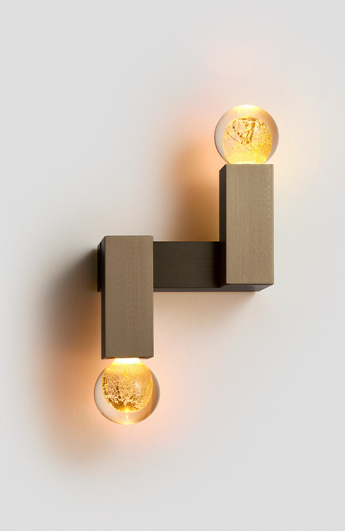 ARTICOLO ORO LINK WALL SCONCE H13.45" x D4.58" x W7.72"