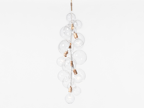 PELLE TALL BUBBLE CHANDELIER H47" x Ø15"