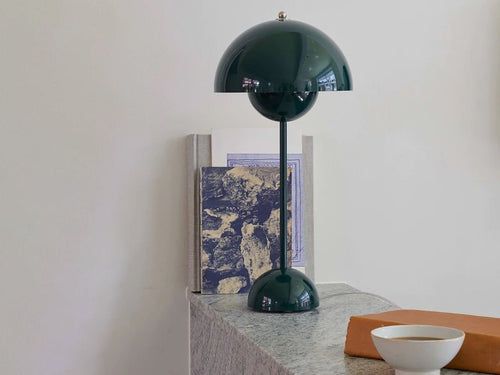 &TRADITION LIGHTING VERNER PANTON VP3 FLOWERPOT LAMP Ø9" x H19.7"