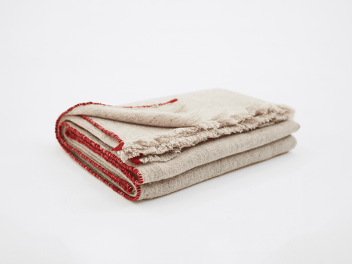 TEIXIDORS THOR BLANKET / TERRACOTTA 71" x 94"