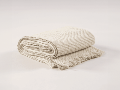 TEIXIDORS JOHN PAWSON TILE THROW / MARBLE 55" x 71"
