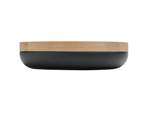 WHEN OBJECTS WORK VINCENT VAN DUYSEN LOW BOWL / BLACK Ø12" x H2"