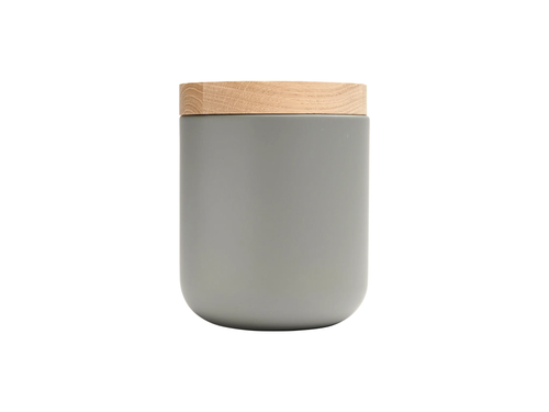 WHEN OBJECTS WORK VINCENT VAN DUYSEN CANISTER / LIGHT GREY 6" x 6"