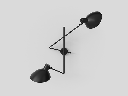 ASTEP CINQUANTA TWIN WALL LAMP W45" x D20.5" x H21"