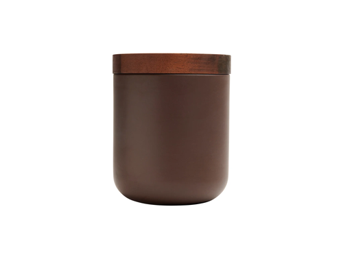 WHEN OBJECTS WORK VINCENT VAN DUYSEN CANISTER / BROWN 6" x 6"