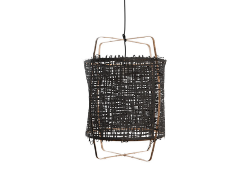 AY ILLUMINATE Z11 BLACK BAMBOO / PAPER BLACK PENDANT Ø18.75” X H28.5"