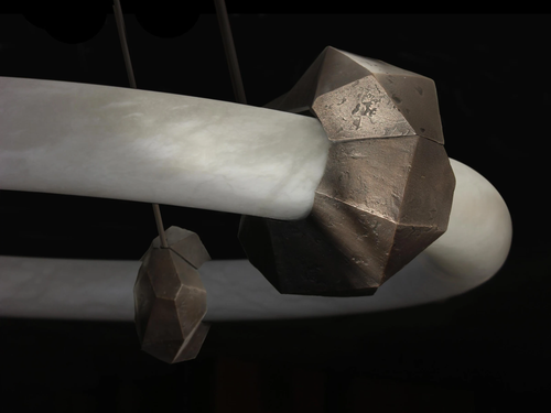 MARTIN HUXFORD FACET CHANDELIER Ø45" x H8