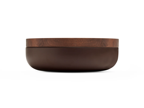 WHEN OBJECTS WORK VINCENT VAN DUYSEN DEEP BOWL / BROWN Ø12" x H3"