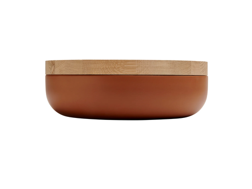 WHEN OBJECTS WORK VINCENT VAN DUYSEN DEEP BOWL / MOCCA 12" x 3"