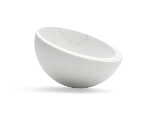 WHEN OBJECTS WORK JOHN PAWSON BOWL / WHITE MARBLE Ø13.65"