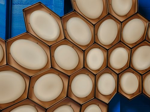 WRINKLE JELLY CHANDELIER 34 L106" x W65"