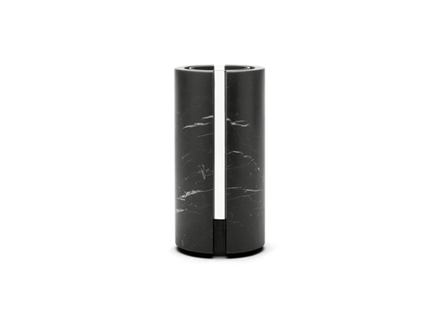 WHEN OBJECTS WORK JOHN PAWSON VASE / BLACK MARBLE Ø5.9" x H11.8"