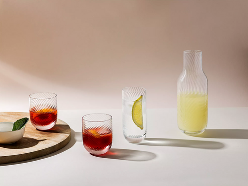 RICHARD BRENDON OPTIC CARAFE H9.5" x Ø3.5"