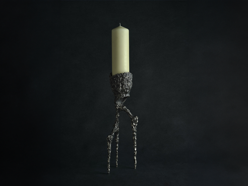 WILLIAM GUILLON VANITÉ n.32 CANDLE HOLDER Ø6.6" x H21.6"