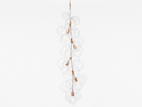 PELLE X-TALL BUBBLE CHANDELIER H60" x Ø18"