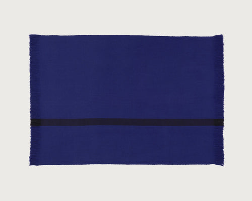 OTHERWAYS BLUE-VIOLET YAK THROW L78" x W58.5"