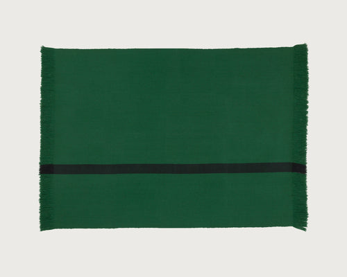 OTHERWAYS GREEN YAK THROW L78" x W58.5"