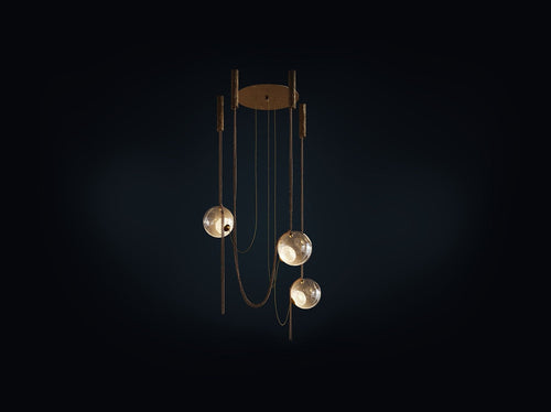 LAROSE GUYON ABYSSE 03 CHANDELIER