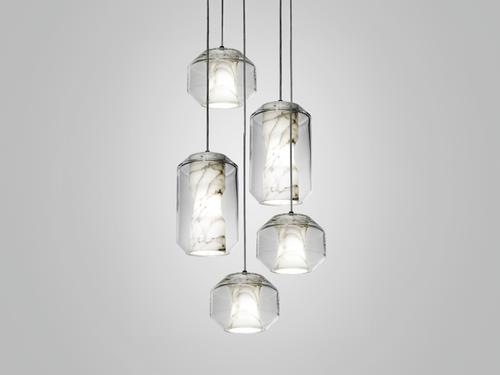 LEE BROOM CHAMBER CHANDELIER / 5 PIECE