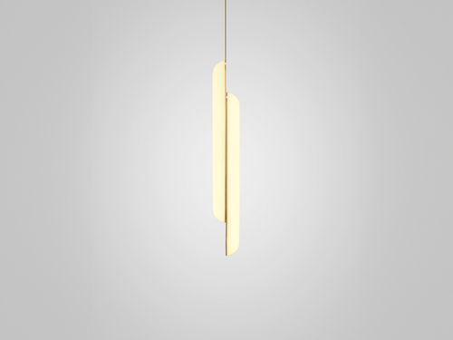 LEE BROOM GEMINI VERTICAL PENDANT H35" x W4" x D4"